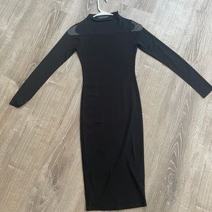 Black Mesh Dress
